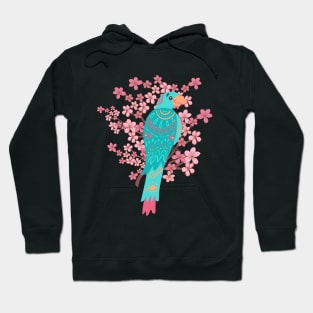 Cute and colorful Boho Parrot Hoodie